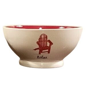 Rae Dunn Artisan Collection by Magenta | EUC ”Relax” BowlSet of 2